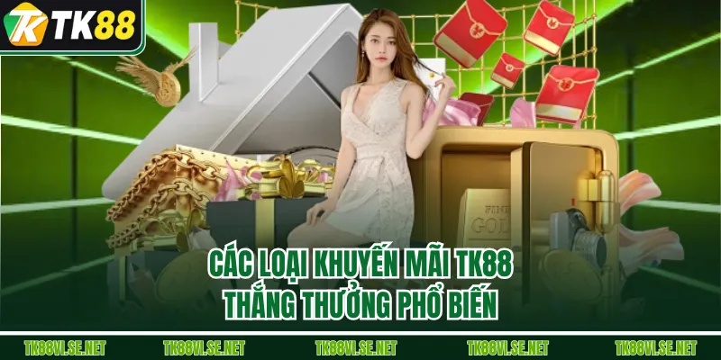 Các loại khuyến mãi TK88 thắng thưởng phổ biến