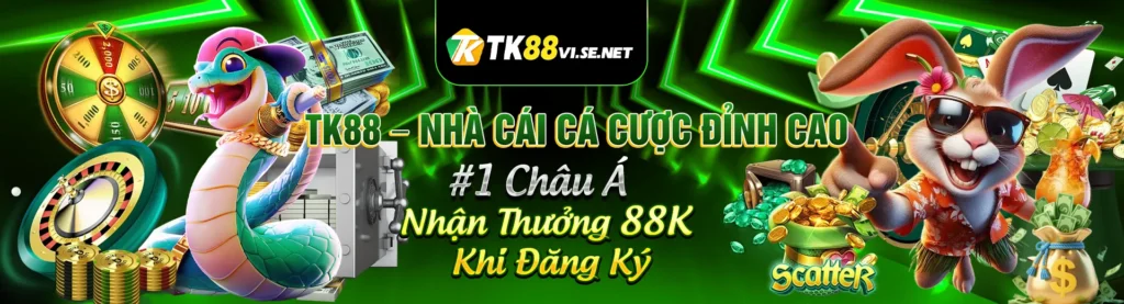 tk88 nhà cái cá cược đỉnh cao số 1 châu á banner